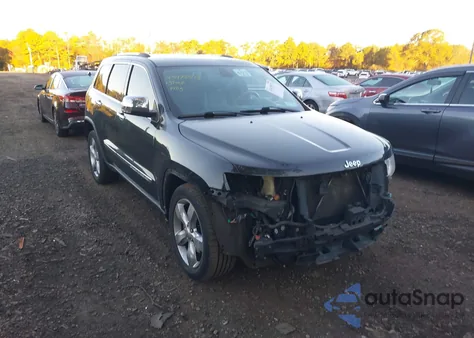 2013 Jeep Grand Cherokee Overland z USA, uszkodzony, nr VIN 1C4RJFCT9DC600369